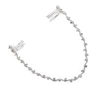 WOFASHPURET Peigne à Cheveux De Mariée Avec Chaîne Et Accessoire Décoratif Pour Cheveux De Femme Coiffure Pour Événement Spécial