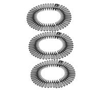 WOFASHPURET Peigne à Cheveux Élastique Spirale Lot De Accessoire Polyvalent Pour Coiffures Pour Sport Quotidien