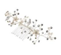 WOFASHPURET Peigne à Cheveux Floral Pour Mariée Pince Latérale Française Avec Et Perles Accessoires De Cheveux De Mariage Pour Demoiselle Honneur