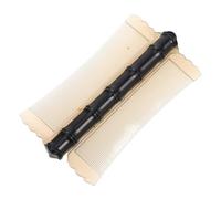 WOFASHPURET Peigne Antipelliculaire Double Face Plastique Bambou, Dents Fines et Larges, pour Garçon et Filles et Animaux de Compagnie, Nettoyage Cuir Chevelu et Toilettage, Noir et Gris