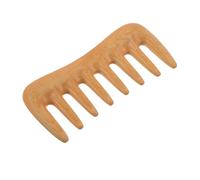 WOFASHPURET Peigne de massage du cuir chevelu en bois : peigne démêlant à dents larges, masseur de cuir chevelu en bois naturel, brosse Guasha pour le soin des cheveux et de la barbe