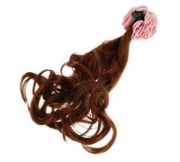 WOFASHPURET perruque cheveux bouclés perruques roses pour femmes scène d'extensions de cheveux cosplay femmes perruques longues pour femmes extensions de cheveux colorés Plastique