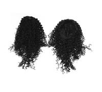 WOFASHPURET Perruque Synthétique Afro Bouclée avec Front Lace Wig Ondulée pour Femmes Noires Style Water Wave Naturel pour Fêtes et Cosplay