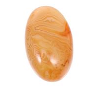 WOFASHPURET Pierre Naturelle Cristal Rouge Agate pour Méditation Soins des Articulations et Relaxation Galet Décoratif à Emporter