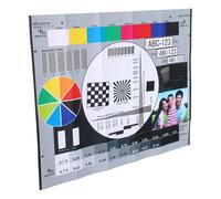 WOFASHPURET Planche D'étalonnage de Caméra et Tableau des Lentilles Professionnelles en Papier pour Évaluation Précise des Couleurs et Réglage Rapide Lors de L'installation CCTV