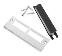 WOFASHPURET Plaque Métallique de Gâche de Porte Sphérique 2 Pièces Vis et Boîte Plastique Kit de Renforcement de Porte pour Serrure de Sécurité Plaque de Protection pour Trous de Intérieure