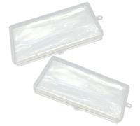 WOFASHPURET Pochette de Protection en Plastique de Banque, Lot de 100 Set de Set de Paquet Transparents Étanches, Protège les Dommages pour Collectionneurs