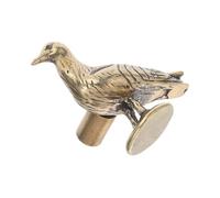 WOFASHPURET Poignée de Tiroir Décorative en Laiton Antique avec Motif Oiseau, Poignée de Meuble pour Armoire la Cuisine, Bouton D’armoire Trou, Style Rustique pour Chambre ou Bureau, Fixation