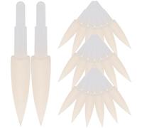 WOFASHPURET Pointes de Stylo Éponge Souples 20 Pièces Recharges pour Stylo de Calligraphie, Accessoires de Matériel D'écriture Polyvalents pour Lettrage et Dessin Artistique