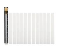 WOFASHPURET Porte-Craie de Soudage en Pierre à Savonnette Plate - Ensemble 1 Crayon Plat 20 Recharges - Marqueur Résistant Haute Température pour Marquage Précis Métal - Outils de Marquage