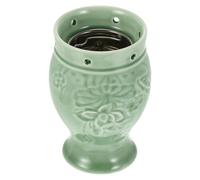 WOFASHPURET Pot de Moxibustion en Céramique Vert Léger et Confortable à Tenir pour Massage et Grattage, pour Thérapie de Bien-