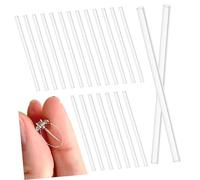 WOFASHPURET Protège-boucles D'oreilles en Silicone Transparent Manchon Anti-allergie pour Femmes, Petite Taille 2 Cm, Protection Confortable pour Boucles D'oreilles Percées, Lot de 50 Pièces,