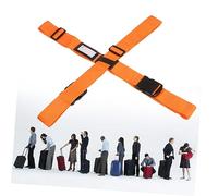 WOFASHPURET Sangles De Bagages Voyage Connecteur Ceinture Valise Maintien Sûr Sacs Organisateurs Orange