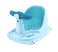 WOFASHPURET Siège de Bain Garçon Fille Antidérapant Bleu pour Garçon Fille Support Stable et Facile à Nettoyer Adapté Maison et Appartement