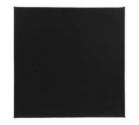 WOFASHPURET Tableau à Peindre Toile Coton Noire 25Cm X 25Cm Cadre en Bois pour Peinture Huile et Aquarelle Atelier Créatif Intérieur Garçon et Filles