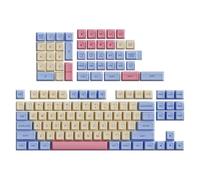 WOFASHPURET Touches en Plastique Pbt pour Clavier Mécanique 132 Pièces, Design Xda Hauteur, Solide et Facile à Utiliser, pour Gaming et Frappe