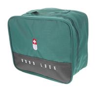 WOFASHPURET Trousse de Multi-grilles en Tissu Oxford Imperméable Grosse Capacité Verte pour Rangement Remède Portable Usage Familial Voyage Maison Bureau