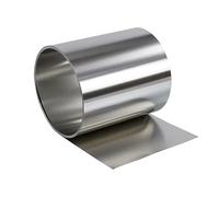 WOFDALY Bande De Tôle d'acier Inoxydable, Rouleau De Ruban Mince en Feuille d'acier Inoxydable 304 pour Matériaux Métalliques, Largeur 50 Mm, Longueur 5 Mètres,0.15 * 50mm