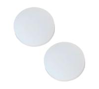 WOFDALY Feuilles en Silicone Blanc Rond Solide Souple 2PCS Diamètre 150MM Joints Bases De Bricolage Pads pour Instruments Analytiques De Laboratoire,Thickness 1mm