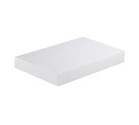 WOFDALY Plaque De Polytef 100 X 200 Mm Plastique Technique Polytétrafluoroéthylène Résistance Aux Hautes Et Basses Températures Blanc,Thickness: 10mm
