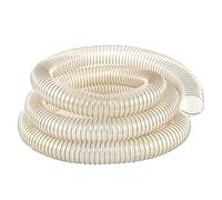 WOFDALY Tuyau Flexible en Polyuréthane PU, Longueur 1 M, Diamètre Intérieur 50 MM, Rapport De Compression PU 3:1, Conduit d'air, Tube Télescopique Transparent,Wall Thickness 0.93mm