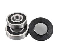 WOFMCKXU Compatible avec Le Joint d'eau de Machine à Laver à Tambour Haier (45 * 80.05) + roulements 2 pièces (6306 6307) pièces de Bague d'étanchéité de Joint d'huile