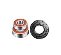 WOFMCKXU Joint d'eau (37 * 76 * 9.5 * 12) + roulements 2 pièces (6305 6036), pièces de Bague d'étanchéité for Joint d'huile, Compatible avec LG, Machine à Laver à Tambour