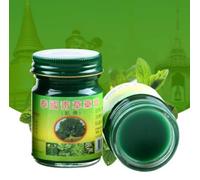 Wofo, Original Baume Vert Aux Herbes Thailandaises 20g X 3 Soulage Les Douleurs Articulaires, Musculaires Longue Duree Massage Thai