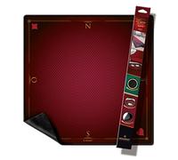 WOGAMAT Officiel - Tapis De Carte À Jouer Luxe Rouge pour Rouge, Poker, Contrée, Coinche 60 X 60 Cm- Neoprene Epais Antiderapant -Glisse des Cartes Parfaite Tout Type De Jeu