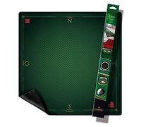 WOGAMAT Officiel - Tapis De Carte À Jouer Luxe Vert pour Tarot, Poker, Contrée, Coinche 60X60Cm- Neoprene Epais Et Antiderapant sur Tout Type De Surface -Glisse des Cartes Parfaite Tout Type De Jeu