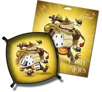 WOGAMAT Piste de Dés Yokai Crapaud Accessoire de Jeu Premium en néoprène - Collection Yokai Deluxe - 21 x 21 cm