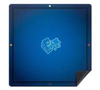 WOGAMAT - Tapis de jeu Universel Bleu 60 x 60 cm - Support de dispositifs électroniques portables pour automobile - Compatible avec Téléphone portable, GPS - Pour Voiture, Camion, Véhicule