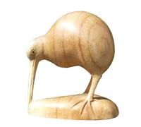 Wogeka - Beau kiwi comme idée cadeau pour les fans de la Nouvelle-Zélande pour un anniversaire, Noël - Bois oiseau animal kiwi