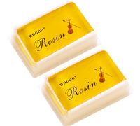 Wogod Naturel Colophane pour violon Violoncelle et Viola fait à la main. 2Pack 601 Rosin