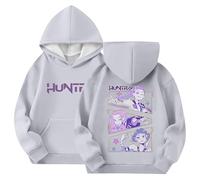 WOGOYO Sweats À Capuche Fille Garçon Kpop D-Demon H-Hunters Sweats À Capuche Enfants Mode Filles Mignon Sweat À Manches Longues Hauts Décontractés Hoodie