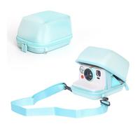 wogozan Étui de protection pour Polaroid Now 3ème/2ème génération, Now+, OneStep, OneStep+, Onestep 2, appareil photo instantané de type I - Étui rigide avec bandoulière réglable - Bleu (sans appareil