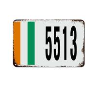 WoGuangis Plaque en métal Cote d'Ivoire avec drapeau de la Côte d'Ivoire - Numéro de maison vintage - Cadeau de voyageur du monde - Plaque d'art en aluminium pour pub, restaurant, café, club - 45,7 x
