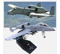 WOGYOZKA Avion D'attaque A-10A Thunderbolt II De L'US Air Force A10 Warthog, Modèle Fini 1/100, Simulation De Chasseur en Alliage, Édition Commémorative Flying Tigers