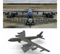 WOGYOZKA Avion D'attaque B-52 Stratofortress, De Chasse en Métal À L'échelle 1/200, Modèle Militaire, US Air Force, Moulé sous Pression, Collectionner Et Offrir