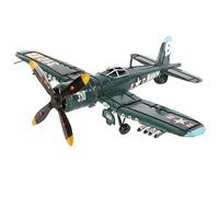WOGYOZKA Modèle d'avion Moulé sous Pression Américain F4U Pirate Rétro en Fer Forgé Léger Décoration De Luxe Chasseur Décorations for La Maison Ornements Métal
