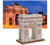 WOGYOZKA Sculpture For Décoration Intérieure Arc De Triomphe Statue Française Monument Ornements De Bâtiment Maquette Architecturale Figurines En Résine Objets De Collection Paris Souvenirs