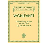 Partitions classique HAL LEONARD WOHLFAHRT - FRANZ WOHLFAHRT - COLLECTED EASY STUDIES - VIOLIN Violon