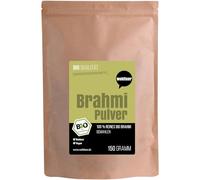 Wohltuer Brahmi Bio Brahmi Poudre 150 g - Bacopa Monnieri - Plante mémoire - 100 % brut & naturel pur sans additifs
