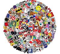 wohn&lebe Autocollant Sticker 301 pièces Velo Ordinateur Portable Marque Skate Pc Marque Lot Stickers Valise Voiture Humour Valise Habillages Portable Autocollant
