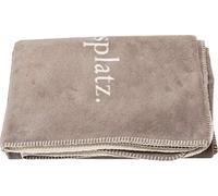 Wohndecke ""Lieblingsplatz"" rauch 150/200cm