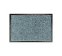 WohnDirect Paillasson pour Porte d'entrée Couloir Gris avec Bordure 50x70 cm