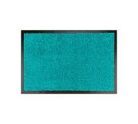 WohnDirect Paillasson pour Porte d'entrée Couloir Petrol avec Bordure 40x60 cm
