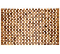 WohnDirect Tapis de Bain antidérapant en Bois Naturel 60x100 - Tapis en Bois Durable et Robuste pour Salle de Bain, Sauna & Wellness - Tapis de Douche 100% Acacia