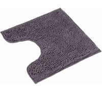 WohnDirect Tapis de bain avec découpe WC PARIS Gris 45 x 45 cm AVEC découpe