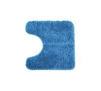 WohnDirect Tapis de Bain Bleu Clair - 45x45cm avec Encolure pour WC - pour créer Un Set de Tapis de Bain - Antidérapant, Absorbant et Doux